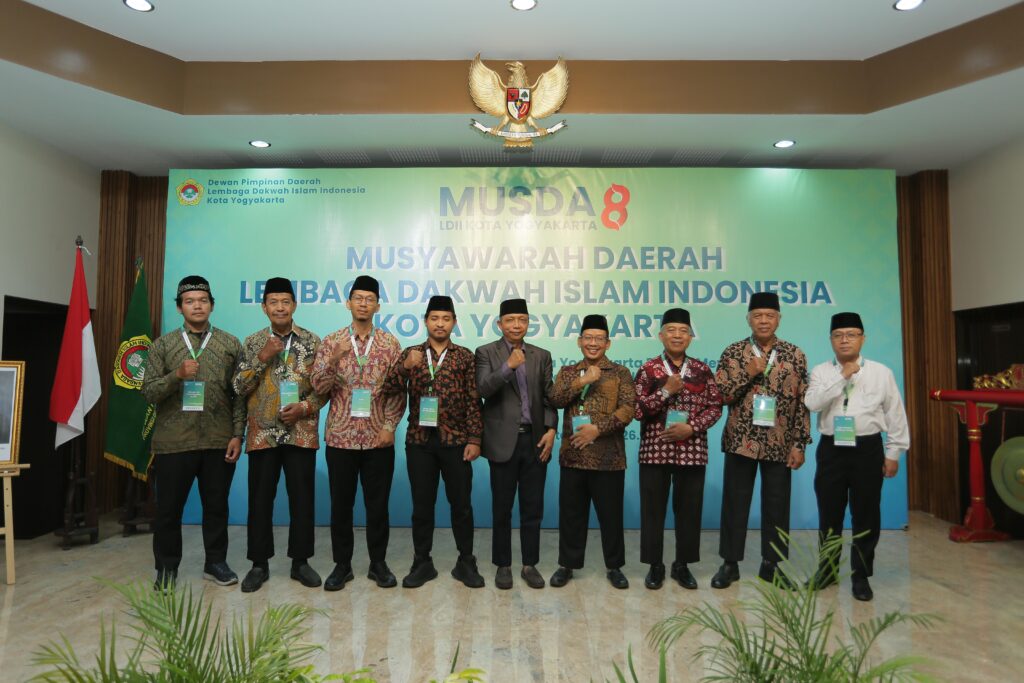 Susunan Kepengurusan Baru DPD LDII Kota Yogyakarta periode 2026 - 2031 yang kembali dinahkodai oleh Herman Suherman