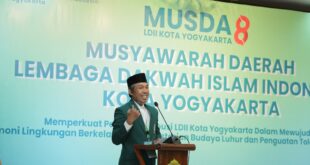 Ketua DPW LDII DIY Tekankan Dakwah Berkelanjutan Melalui Inovasi ‘Kiai Water’ pada Musda VIII Kota Yogyakarta
